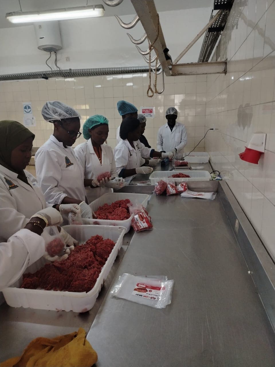 The LAMI team packing in the clean room